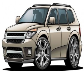 Suv car design vector 02