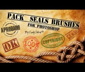 Vintage badges PS Brushes