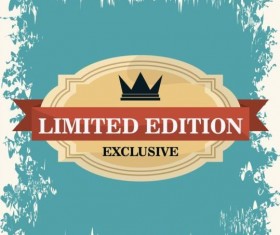 Vintage premium and quality label vector 04