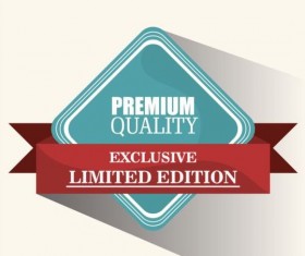 Vintage premium and quality label vector 05