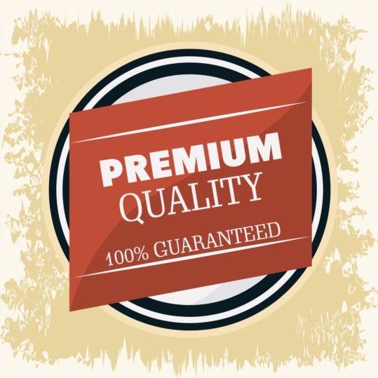 Vintage premium and quality label vector 14 free download