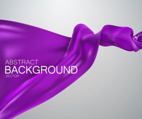 Violet silk fabric background vector