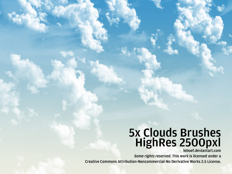 clouds brushes for photoshop free download