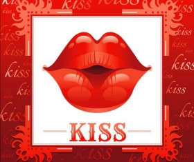 World kiss day creative background 03