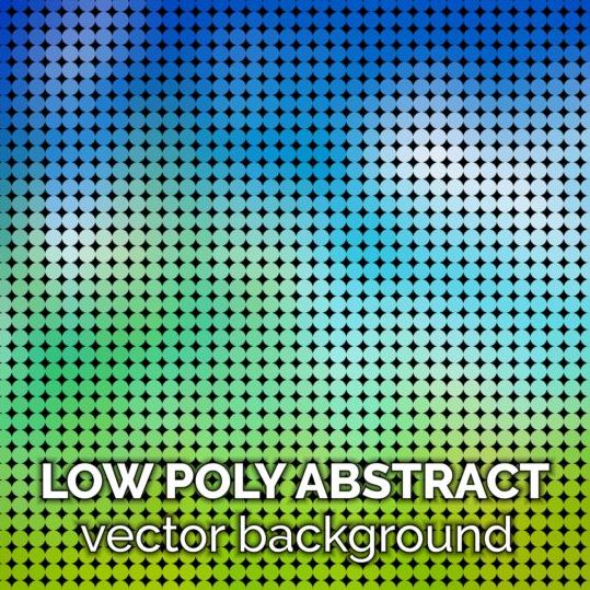 low poly abstract background vectors material 06