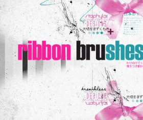 ribbon bow brush