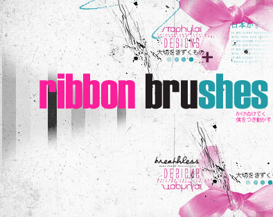 ribbon bow brush