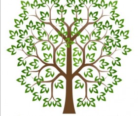 tree diagonal design vector