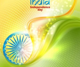 15th autught Indian Independence Day background vector 10