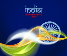 15th autught Indian Independence Day background vector 14