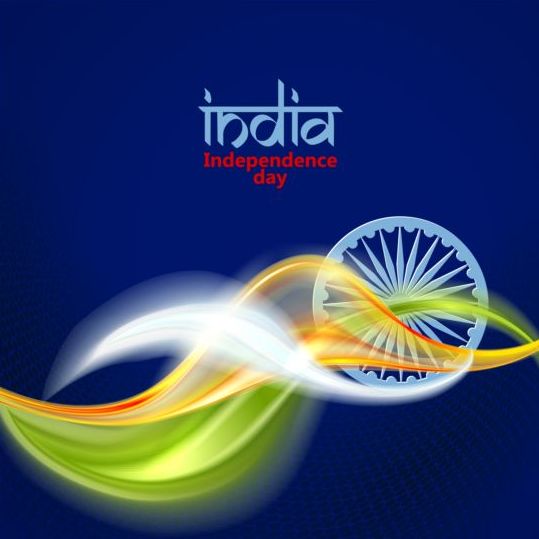 15th autught Indian Independence Day background vector 14
