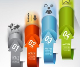 3D Options infographic template vector 01