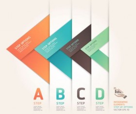 Abstract arrow Infographics elements vector material 02