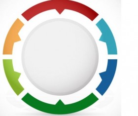 Arrow circle design vector 01