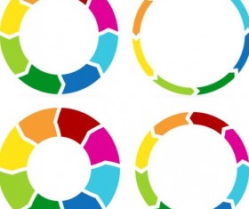 Arrow circle design vector 03