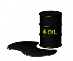 Barrel of oil vector