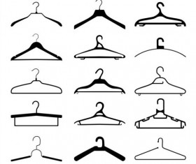 Black hanger vector material 01