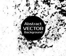 Black marbling background vector 01