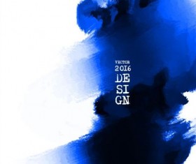 Blue ink paint background art vector 09