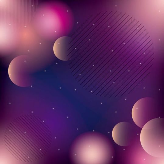 Blurred background with sphere shape vector