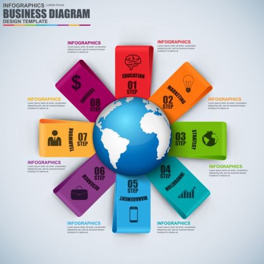Business Infographic creative design 4458
