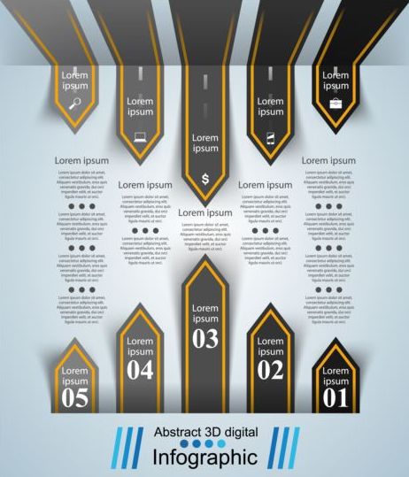 Business Infographic creative design 4525