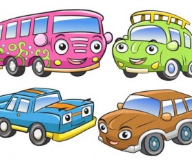 Cartoon big car vectors