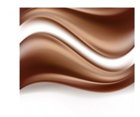 Chocolate damask vector background 04