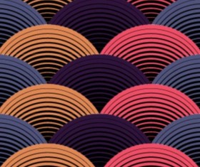 Circel swirl pattern seamless pattern vector 02