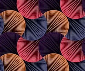 Circel swirl pattern seamless pattern vector 04