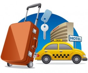 City journey concept vector material 01