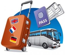 City journey concept vector material 02