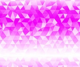 Colored polygon with blurred background vector 01