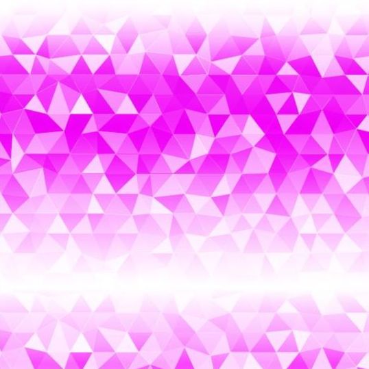 Colored polygon with blurred background vector 01