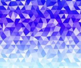 Colored polygon with blurred background vector 02