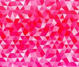 Colored polygon with blurred background vector 03