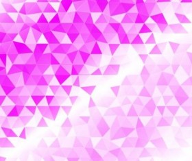Colored polygon with blurred background vector 04