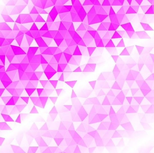 Colored polygon with blurred background vector 04