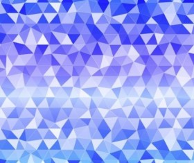 Colored polygon with blurred background vector 05
