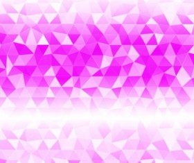 Colored polygon with blurred background vector 06