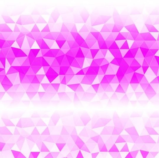 Colored polygon with blurred background vector 06