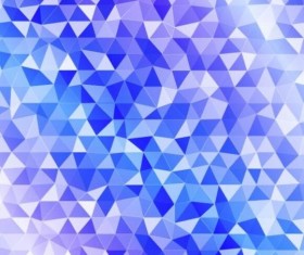 Colored polygon with blurred background vector 07