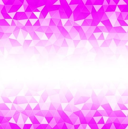 Colored polygon with blurred background vector 08