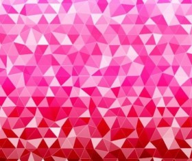Colored polygon with blurred background vector 09