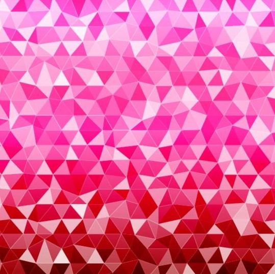 Colored polygon with blurred background vector 09