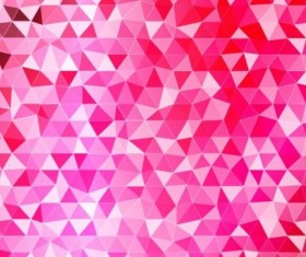 Colored polygon with blurred background vector 12