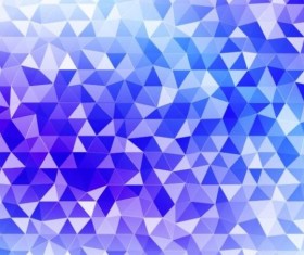 Colored polygon with blurred background vector 14