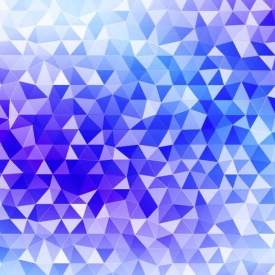Colored polygon with blurred background vector 14