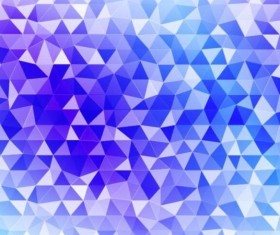 Colored polygon with blurred background vector 16