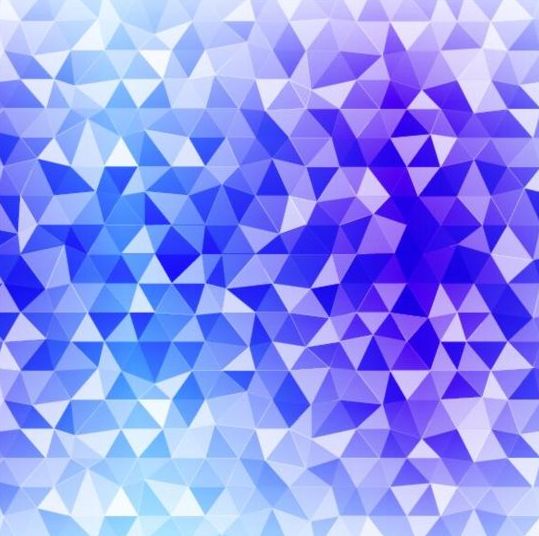 Colored polygon with blurred background vector 17